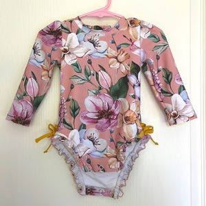 Posh Peanut floral Mommy and Me baby swim suit